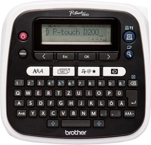 Brother Electronic Handheld Label Maker in Blue Color
