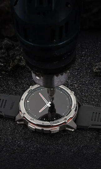 Kospet Tank T3 Ultra 2 Stainless Steel Smartwatch with Heart Rate Monitor (Black)