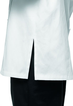 Egochef Bluse Koch Unisex Schwarz mit Kurzärmelig Leonardo