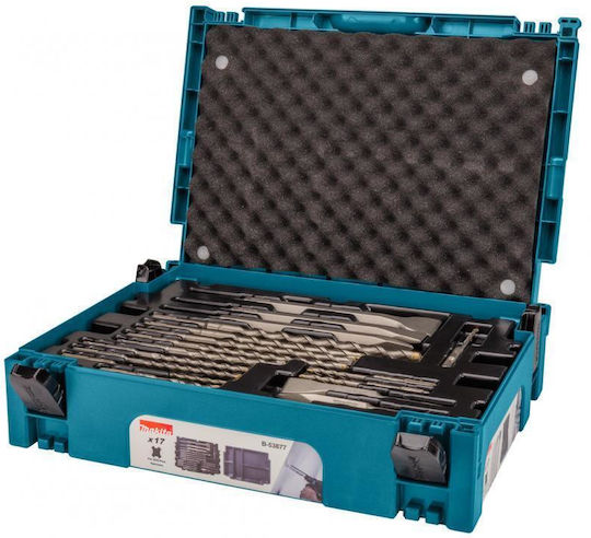 Makita Σετ 17 Διαμαντοτρύπανα με SDS Plus Στέλεχος για Δομικά Υλικά και Μέταλλο