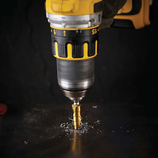 DEWALT Impact Κωνικό Τρυπάνι Τιτανίου με Εξάγωνο Στέλεχος για Δομικά Υλικά