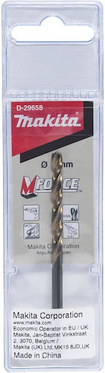Makita M-force Τρυπάνι HSS για Μέταλλο 4x75mm