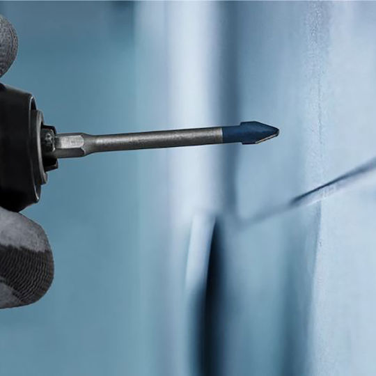 Bosch Expert HEX-9 HardCeramic Drill with Hexagonal Shank for Glass και Tiles 6mm