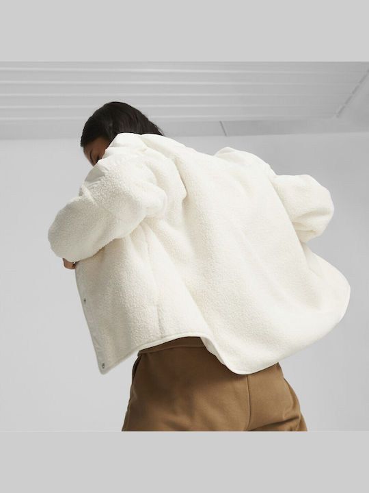 PUMA Classics Μπουφάν Puffer Λευκό