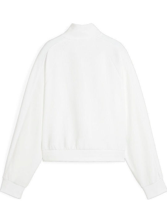 T7 Γυναικείο Αθλητικό Μπουφάν Puma White