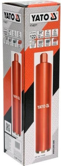 Yato Διαμαντοκορώνα με Διάμετρο 122mm για Μπετό
