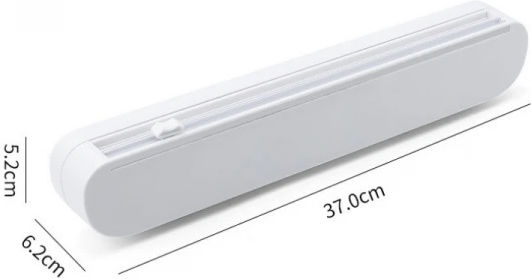 Distribuitor de role Albă 37x6.2x5.2cm FOX38443