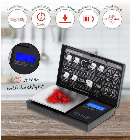 Adler Ad 3176 Black Digital Precision Scale #06-4704