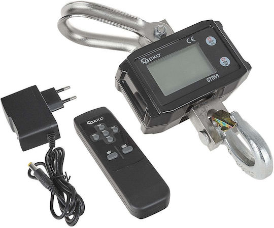 Elektronische Lagerwaage Fernbedienung Maximale Kapazität 2000 kg Geko G71159