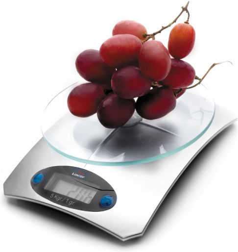 Lacor Ψηφιακή Ζυγαριά Κουζίνας έως 5kg Ασημί