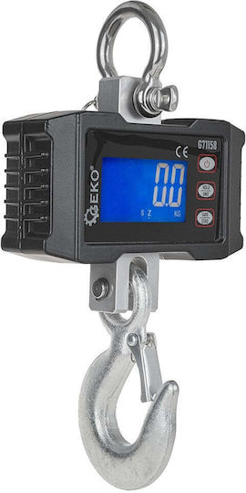 Cântar Electronic cu Cârlig Capacitate 1000 Kg Geko G71158