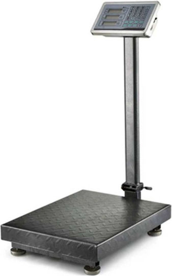 163008 Electronic Platform Scale with Column with Weighing Capacity of 300kg and Division 50gr