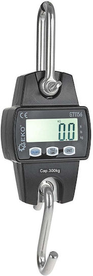Electronic Scale Hook Maximum Capacity 300 Kg Geko G71156