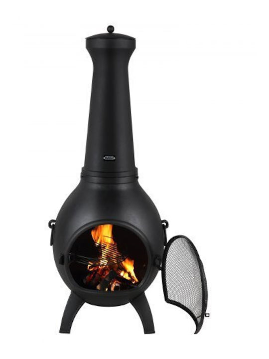 Vevor Firepit Black 43x42x112cm