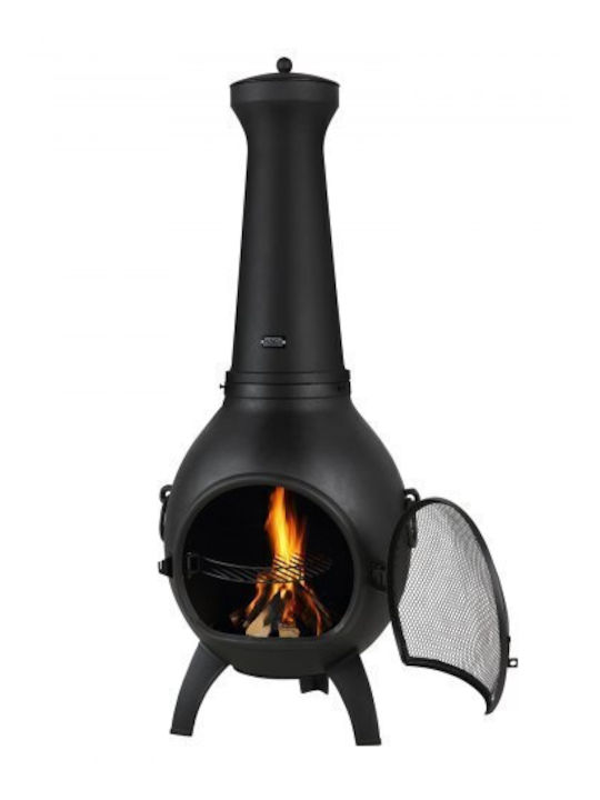 Vevor Firepit Black 43x42x112cm