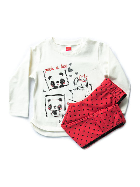 Kids' Set with Leggings Winter 2pcs White