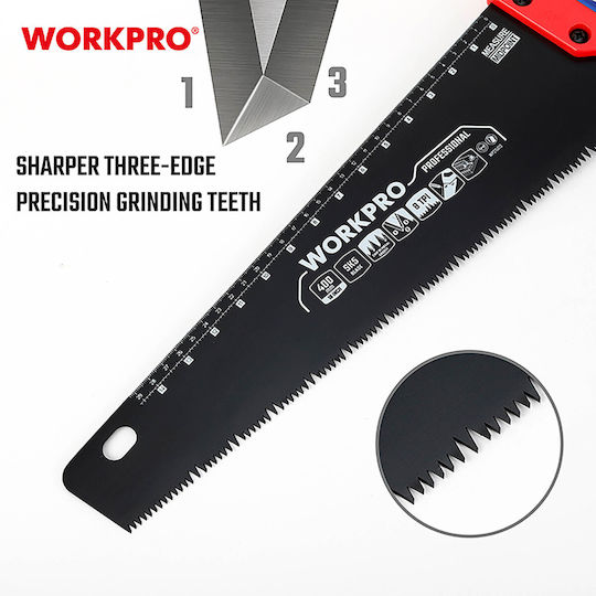Σεγατσα 400mm 16" 8 Tpi Wp215013 Workpro Profi