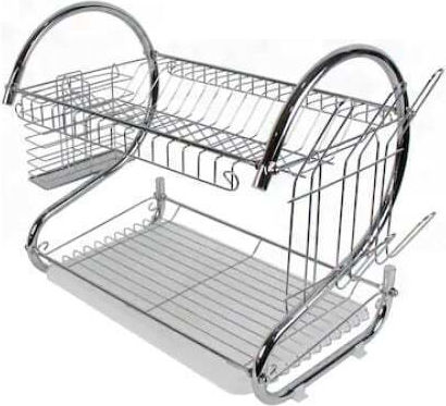 Inox Sink Strainer Gray 27x39x39cm