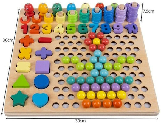 Minge Natural Wood Beads din Lemn