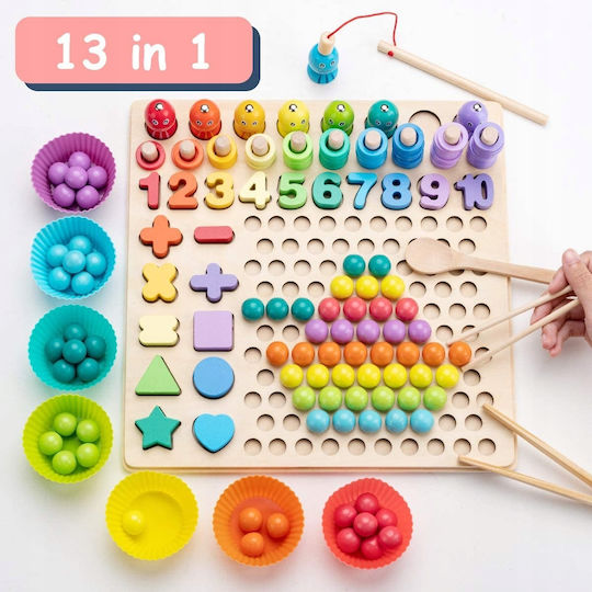 Minge Natural Wood Beads din Lemn