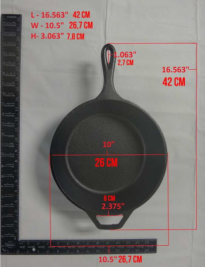 Lodge Pan made of Cast Iron 26cm