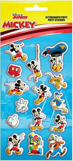 Diakakis Aufkleber Puffy Mickey Mouse 12 Stücke