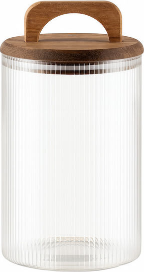 Galifas General Use Glass Jar with Airtight Lid Transparent 10x22cm 1 Piece