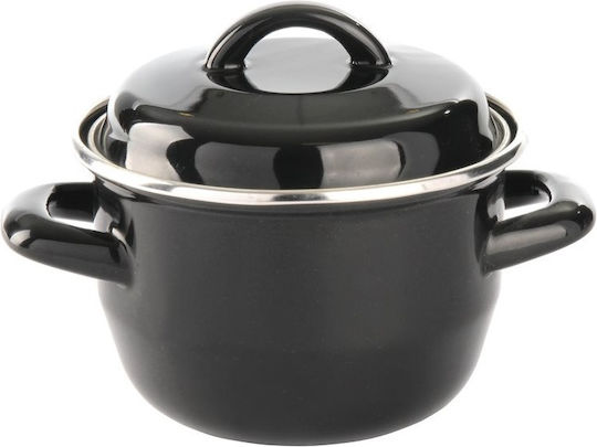 Soup Sauce Pot Lid Black 0.6 L Hendi 625705
