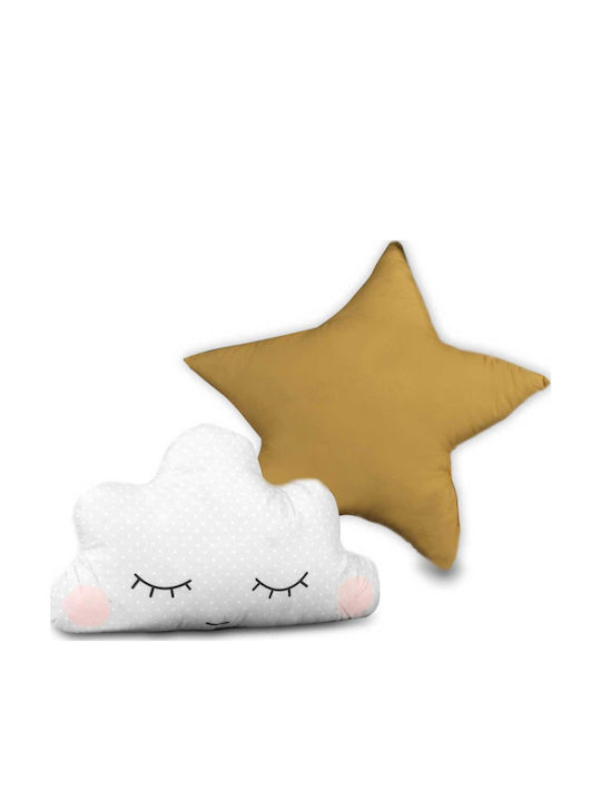 Cort De Joacă Stil Montessori "likesmart Fluffy Clouds 101" Ghirlandă Luminoasă Pentru Copii 2 Perne Husă De Transport 120x120x165 Cm Albastru