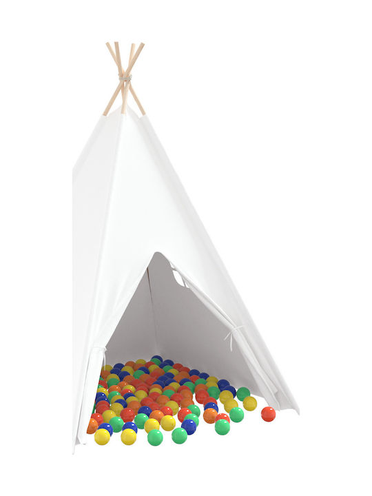 vidaXL Kids Indian Teepee Play Tent Orange