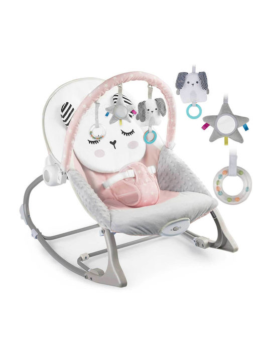 Electric Relax pentru Bebeluși Kitty Sleep cu Vibrații Roz pentru Copil până la 18kg