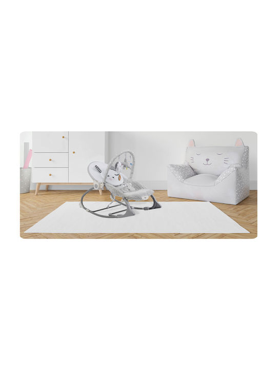 Electric Relax pentru Bebeluși Kitty Sleep cu Vibrații Gri pentru Copil până la 18kg