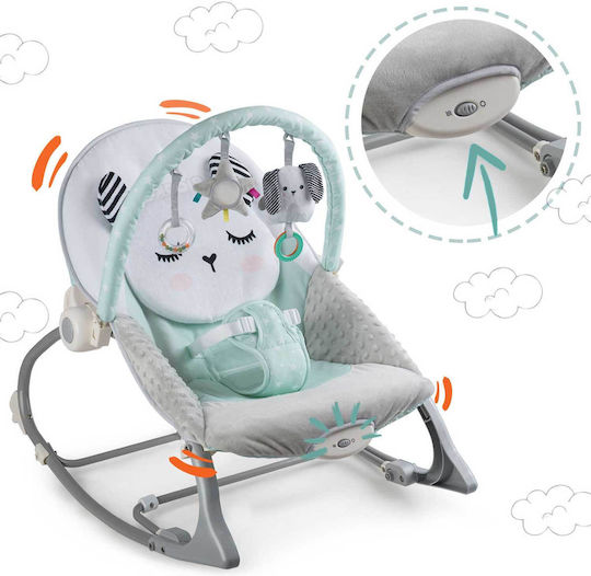 Electric Baby Relax Kitty Sleep with Vibration Green for Child up to 18kg