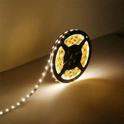 Vito LED-Streifen 12V Warmes Weiß Licht 5m Typ SMD2835 mit Netzteil