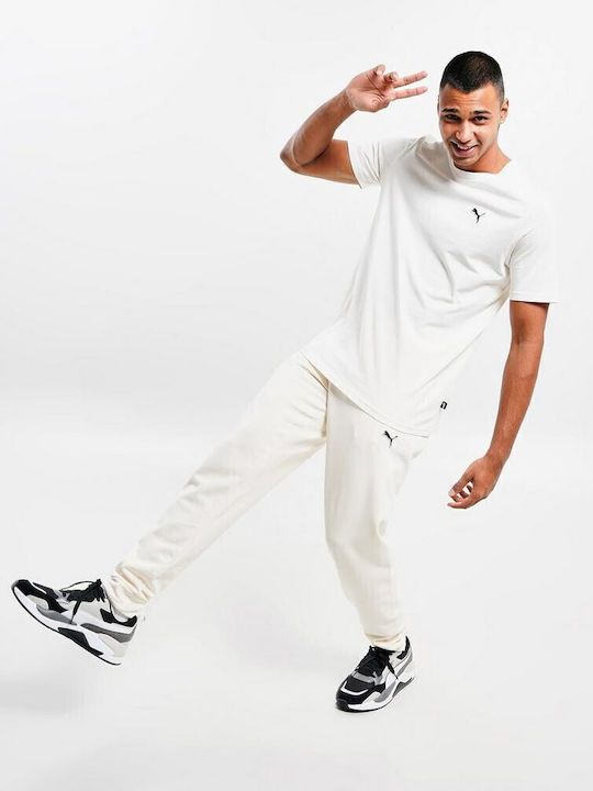 Better Essentials Sweatpants with Elastic White