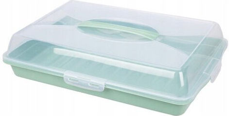 Excellent Houseware Pătrat Tavă de Servire în Culoare Verde 44x31x10cm 1buc