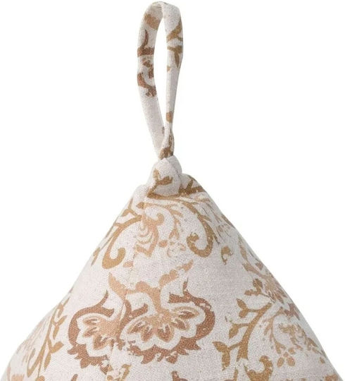 Fabric Door Stopper Pyramid Hz1953630 17x17x20cm 2 Color Options White
