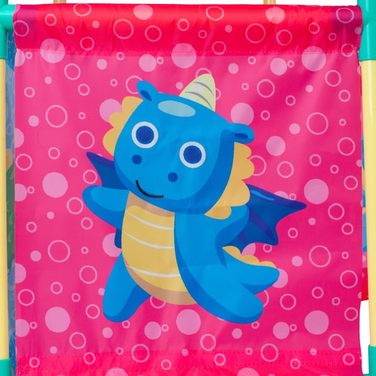 Căsuță De Joacă Pentru Copii Multifuncțională Baby Paradise Cu Gard Multicoloră 113x115x77cm