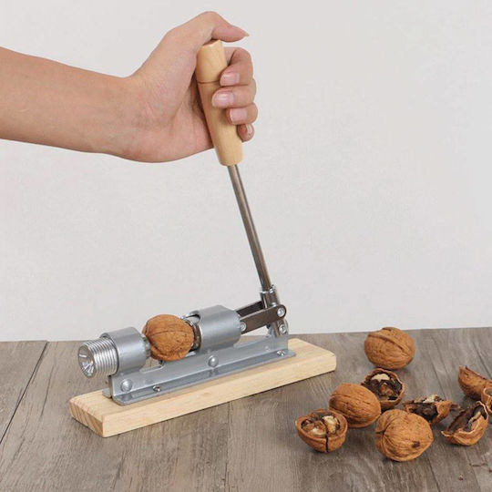 Manual Nutcracker "likesmart Nutcracker" Steel Wood Material Adjustable