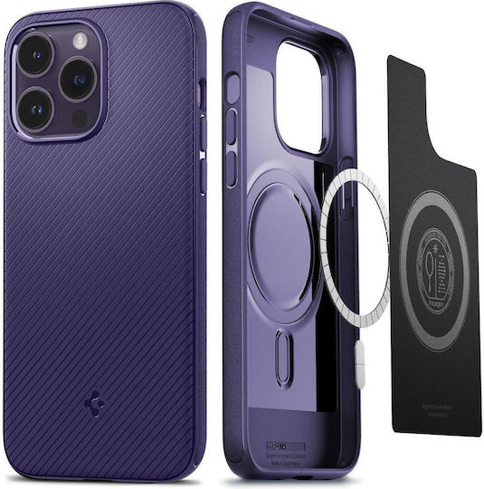 Spigen Mag Armor Umschlag Rückseite Lila (Galaxy S24 Ultra)