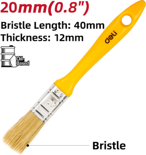 Deli Malerpinsel Gerade 20mm 1Stück