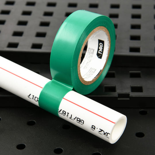 Deli Insulation Tape 18mm x 9.15m Green