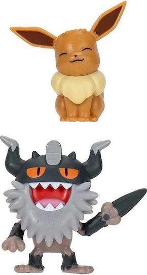 Pokemon Miniature Toy Perrserker & Eevee Pokemon for 4+ years old Years Old