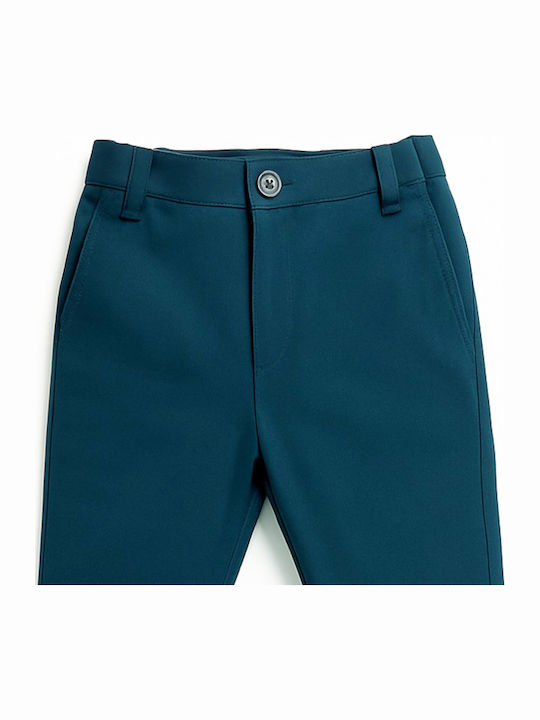 Versace Kids' Pants Petrol