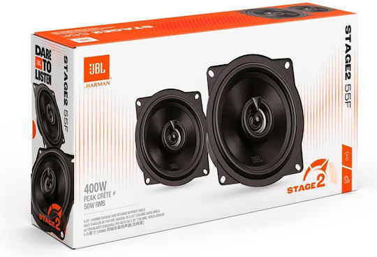 JBL Set Boxe Auto STAGE2 55F 5.25" cu 50W RMS (2 căi)