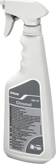 Ecolab Chromol Επαγγελματικό Καθαριστικό Spray για Ανοξείδωτες Επιφάνειες 500ml