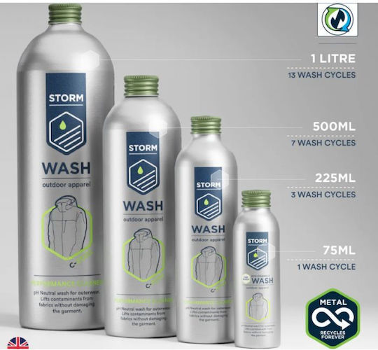 ​απορρυπαντικό Αδιάβροχων Ρούχων Apparel Wash In 500ml Storm Care