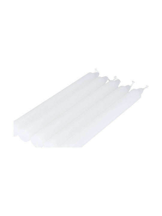 Decorative Candle L-c Essentiel Taper White 5pcs