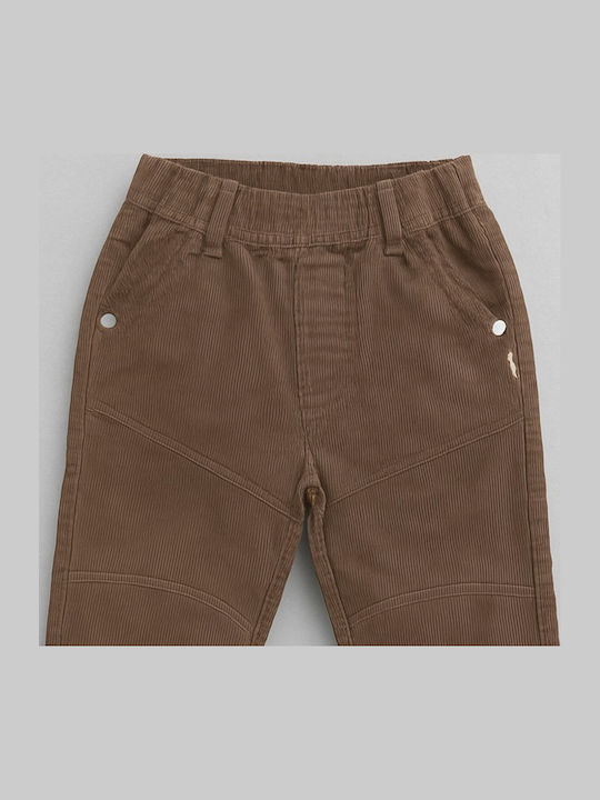 Idexe Kids' Corduroy Pants Brown