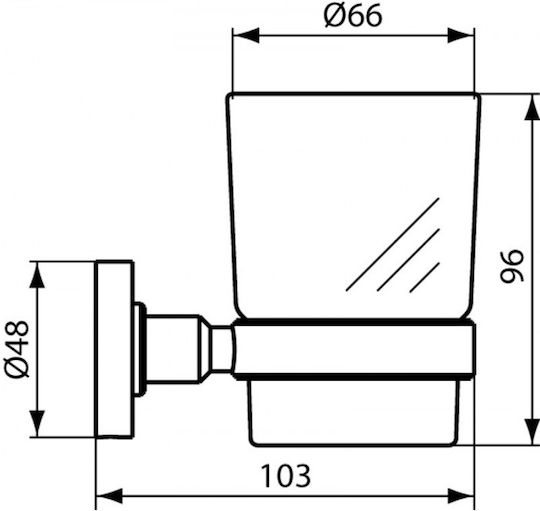 Ideal Standard Чаша за нея Метал копринено черно